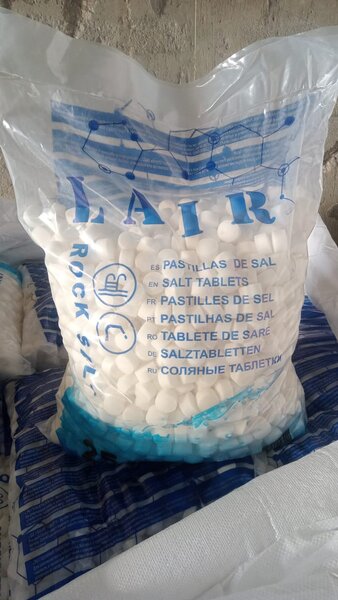Sare, tableta pentru dedurizarea apei